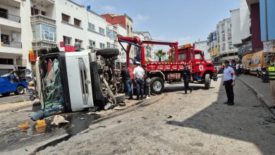 حادث خطير بالبيضاء.. شاحنة تدهس سيارات وتسقط عددا من الضحايا -فيديو