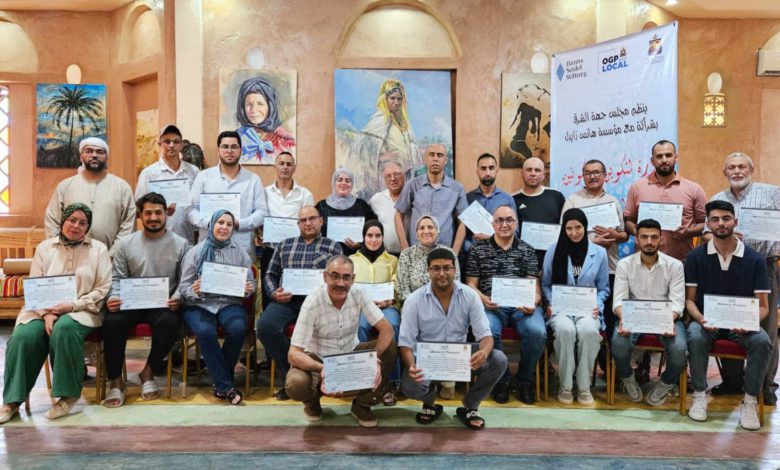 دمنات.. مجلس جهة الشرق ينظم دورة تكوينية لفائدة المنشطين البيئيين (صور)