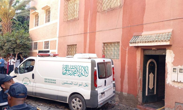 وفاة شاب إثر حريق مروع داخل منزله بالمسيرة الاولى بمراكش – صور
