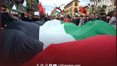 ميلانو.. مظاهرة حاشدة دعمًا لغزة وتنديدًا بالعدوان