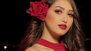 هند الزيادي تحتفل بعيد ميلادها في الاستوديو