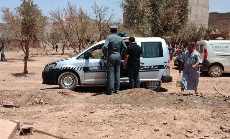 استنفار امني بعد العثور على جثة قاصر بجماعة تمصلوحت ضواحي مراكش(صور)