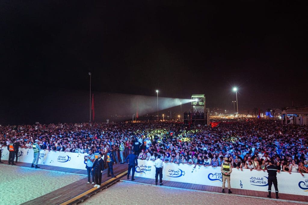 مهرجان الشواطئ لاتصالات المغرب يحطم أرقاما قياسية في عدد الحضور
