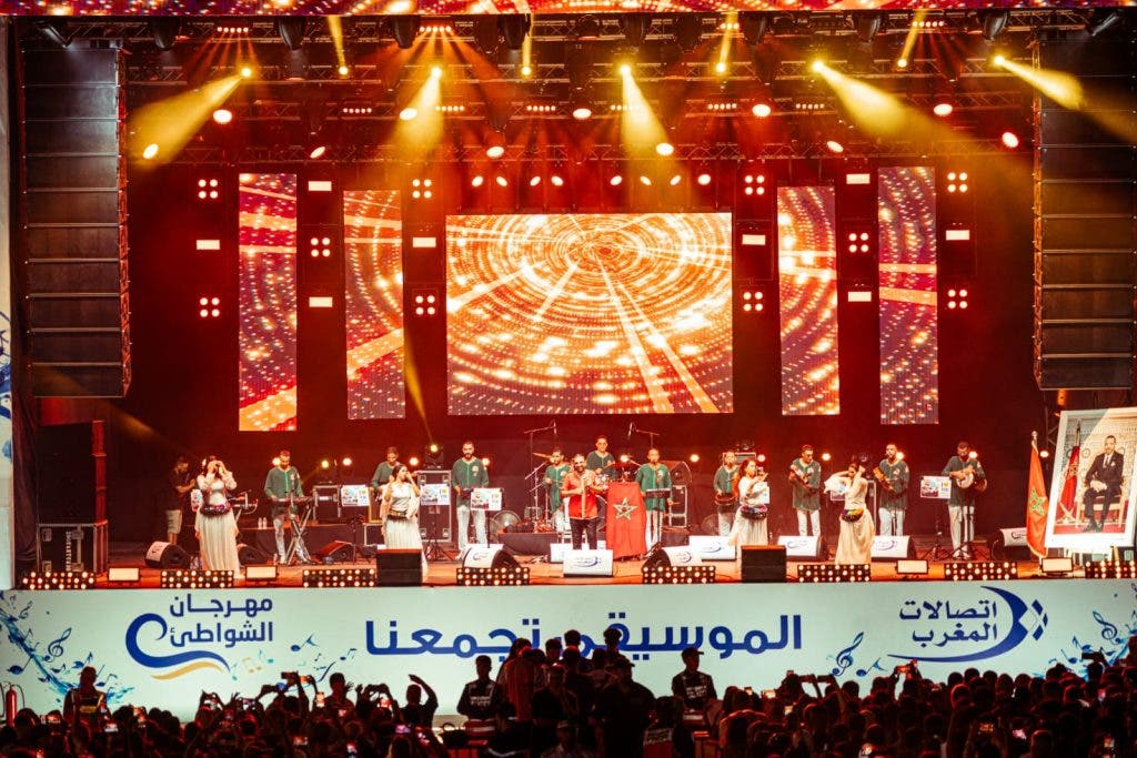 مهرجان الشواطئ لاتصالات المغرب يحطم أرقاما قياسية في عدد الحضور