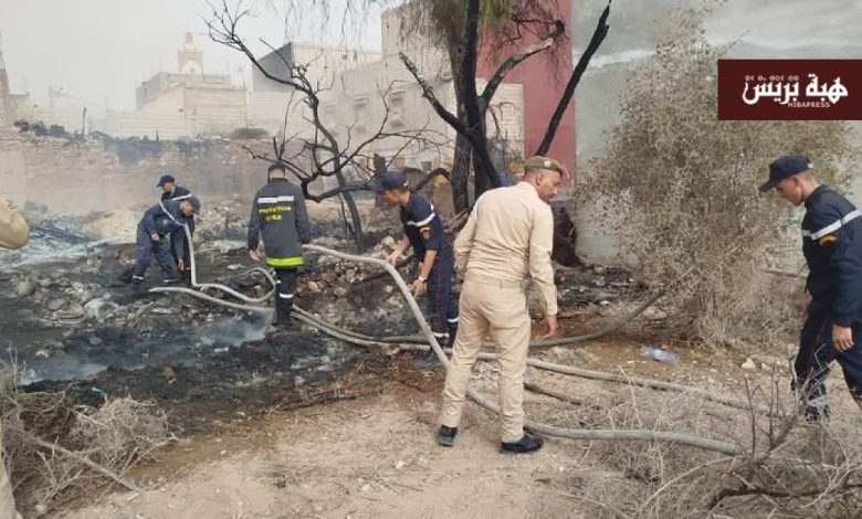 بيوكرى.. حريق يأتي على حظيرة ويتسبب في نفوق العشرات من رؤوس الماشية