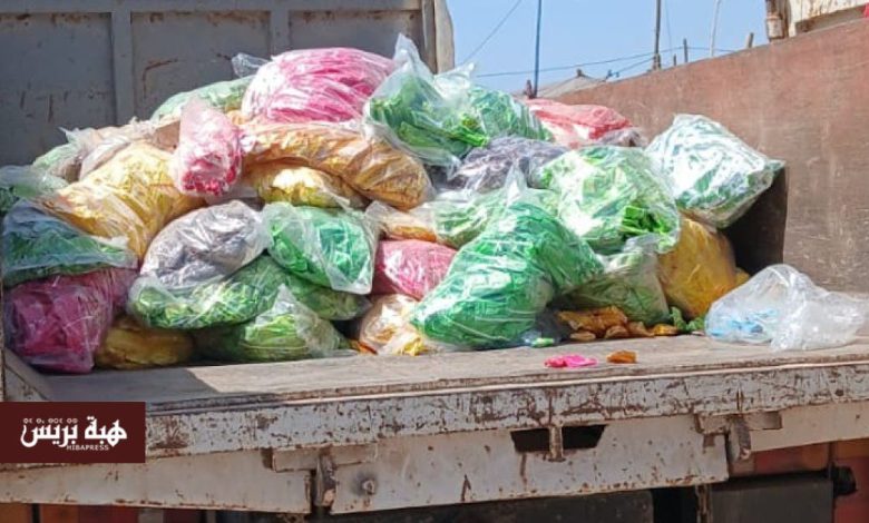 فرقة البيئة للدرك تحجز بموسم مولاي عبد الله 1.8 طن من منعش “أيس كريم” الفاسد