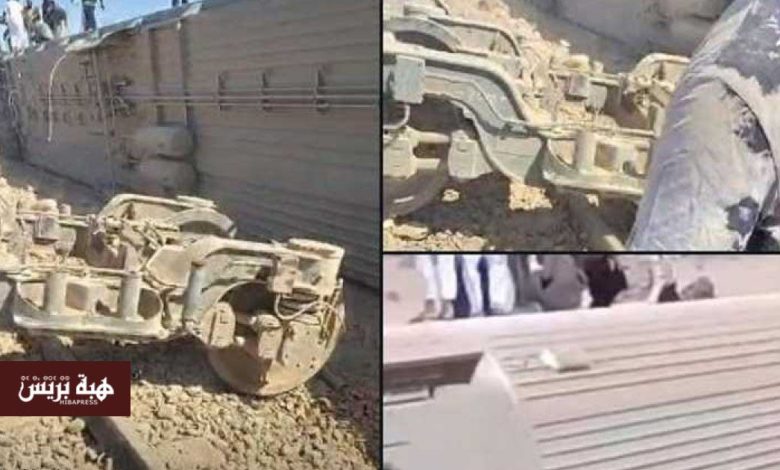 مصر.. قتلى وجرحى جراء انحراف قطار عن مساره